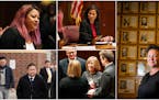 (Top left to right, clockwise) St. Paul City Council Members Mitra Jalali Nelson, Rebecca Noecker, Amy Brendmoen, Jane Prince and Dai Thao are all see