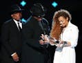 Terry Lewis and Jimmy Jam presented Janet Jackson with the Ultimate Icon Award in June during the 2015 BET Awards in Los Angeles.