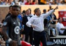 Minnesota United coach Adrian Heath (shown during a game against Toronto FC earlier in July) thought the Loons had plenty of unfinished opportunities 