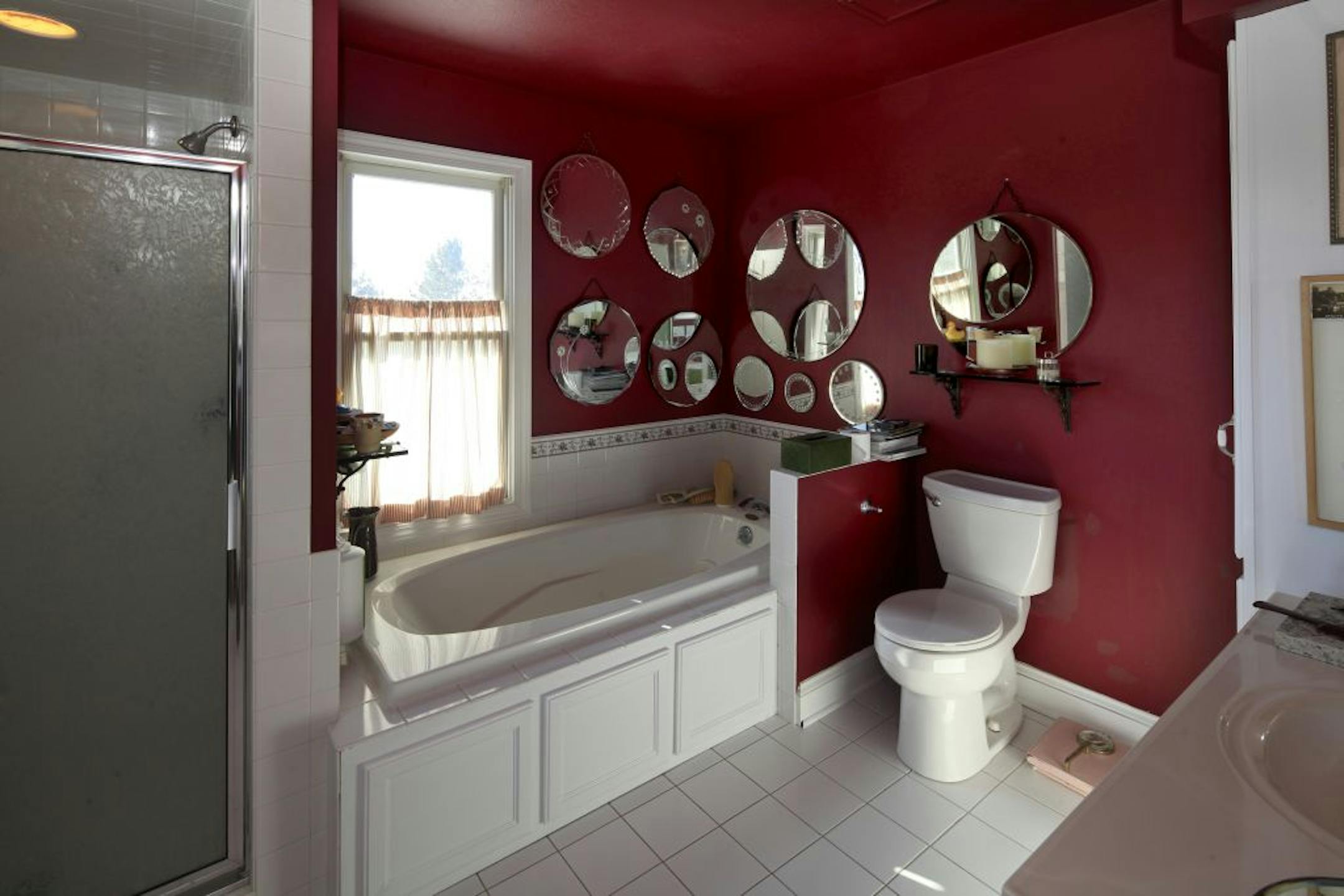 Musician Chan Poling's second floor bathroom at his Prior Lake, MN home on February 11, 2013.