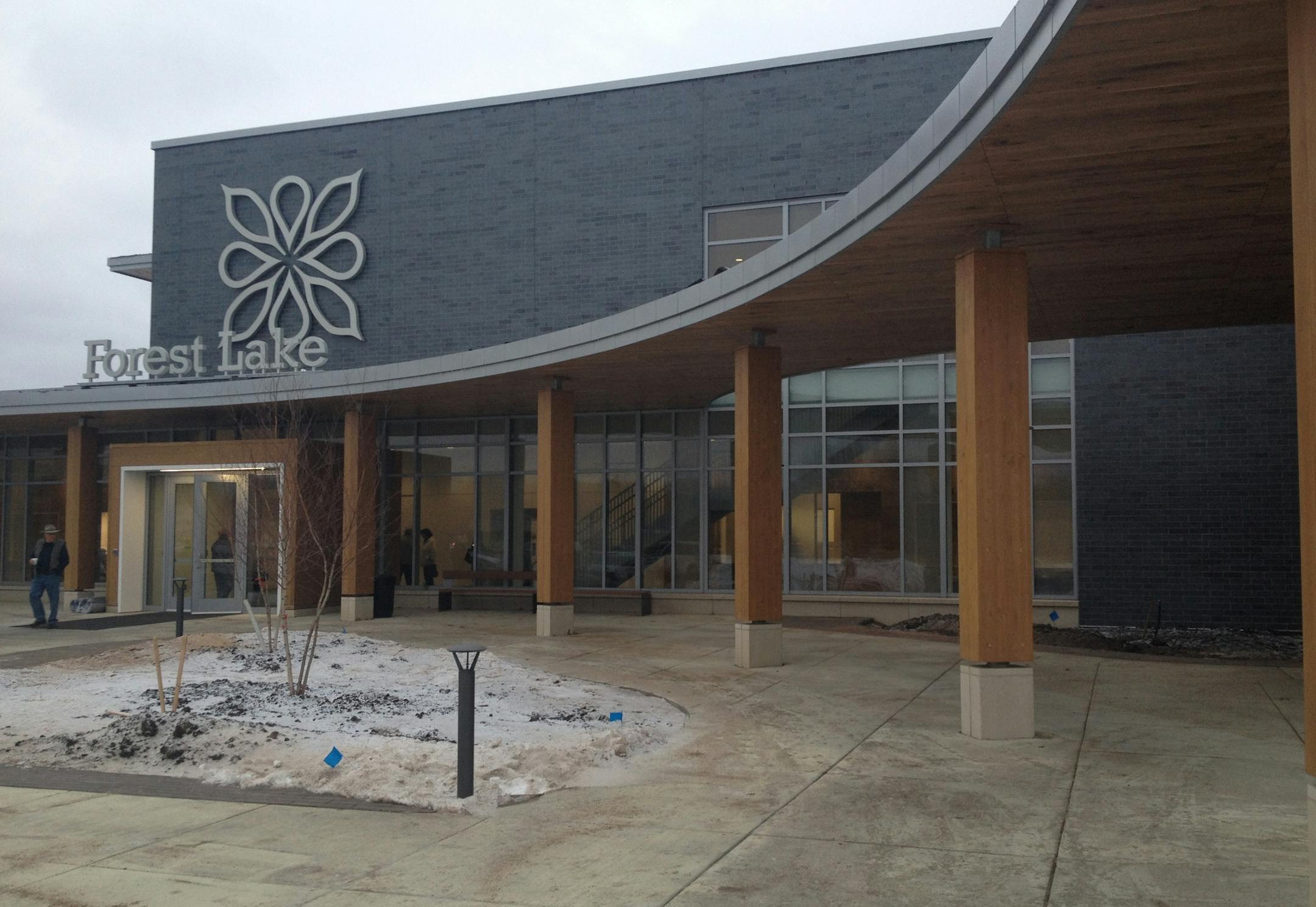 The new Forest Lake City Center, along Hwy. 61. represents a modern change from the 1939 headquarters the city vacated on Dec. 3.