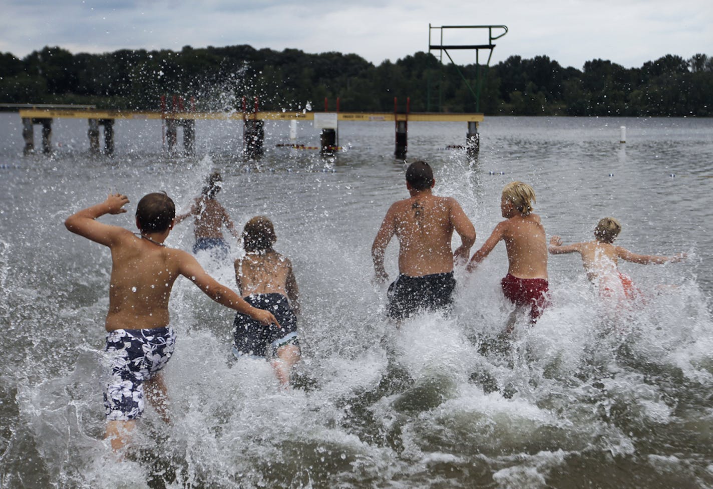 Shady Oak Lake in Minnetonka, shown in 2011, is now closed to swimmers because of unsafe levels of E. coli bacteria.