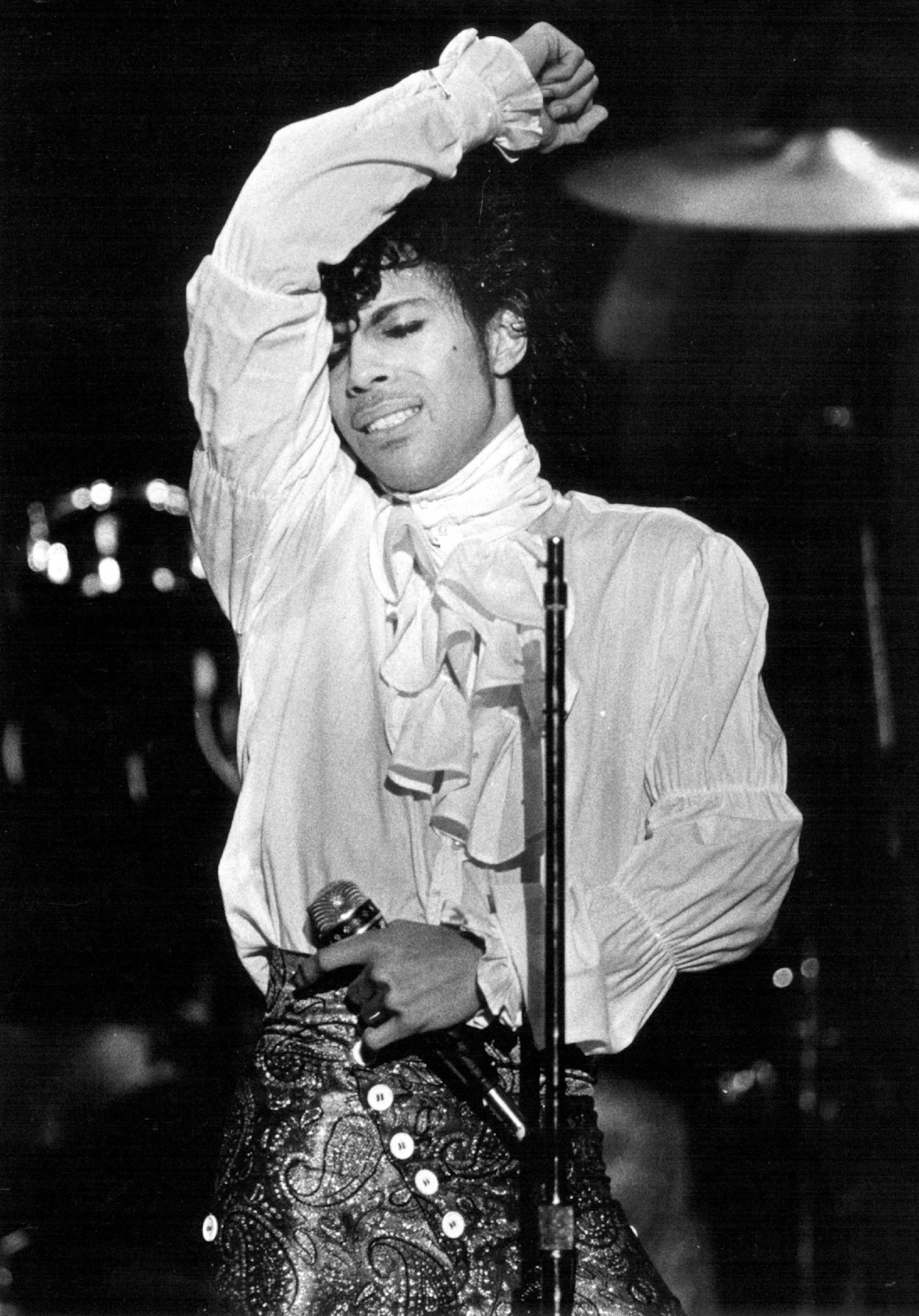 July 8, 1984: In Prince's "Purple Rain" album, he usually performs with his band.
