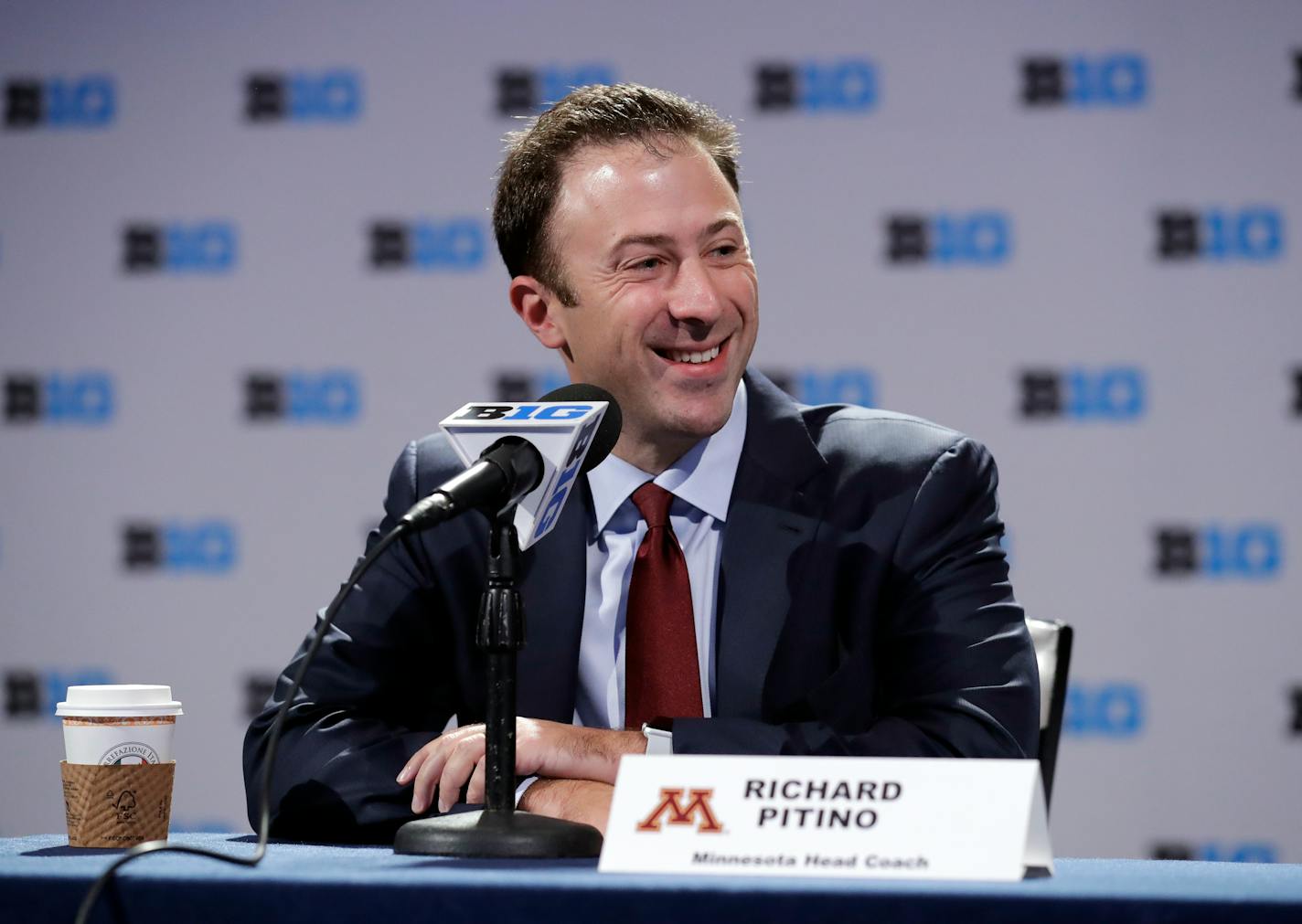 Gophers head coach Richard Pitino