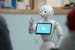 Nursing home residents were introduced to Pepper, a new robotic assistant.