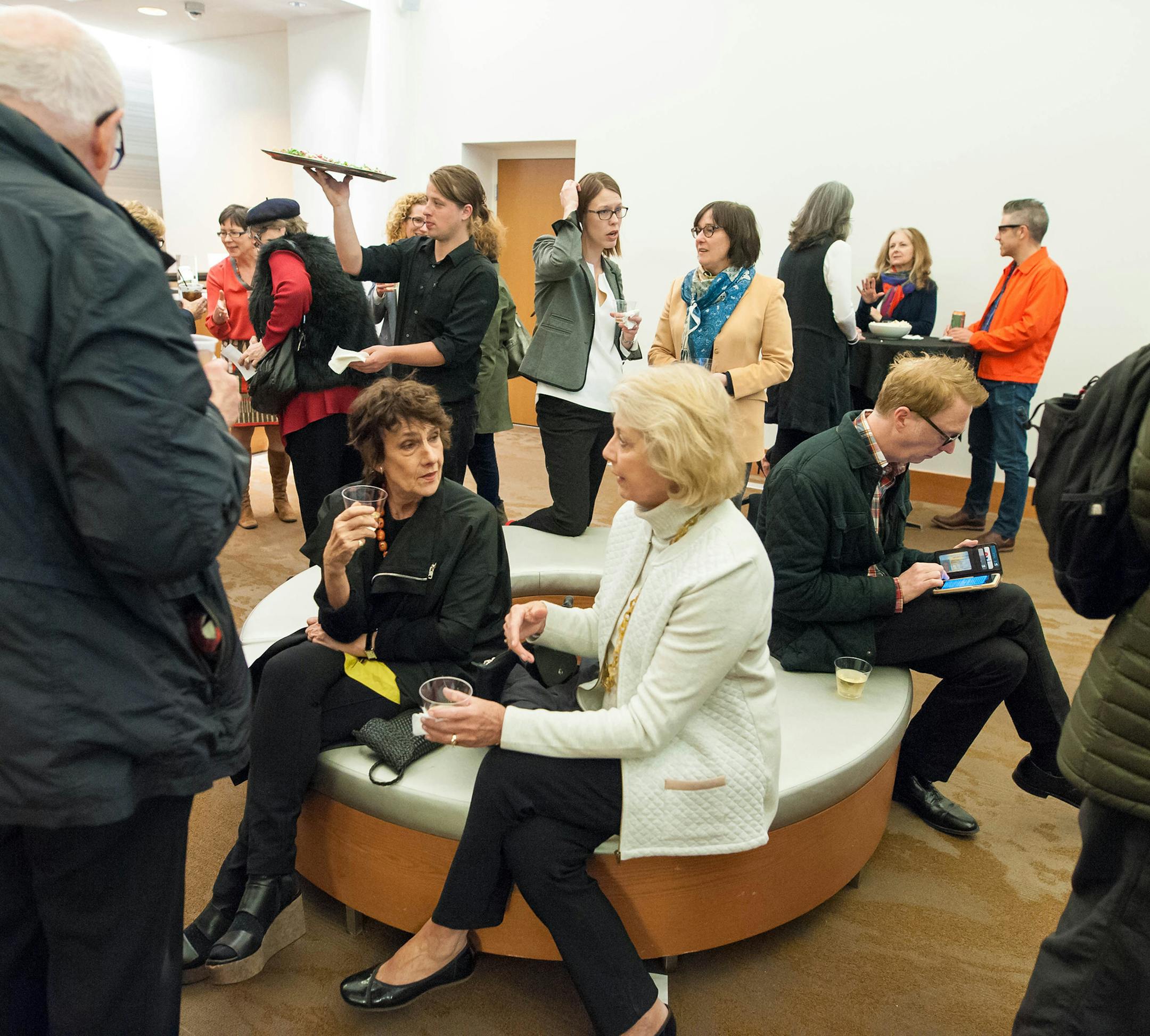 Culture vultures gathered at the Cowles Center in downtown Minneapolis for the Star Tribune Arts Forum. credit: Max Haynes, Special to the Star Tribune