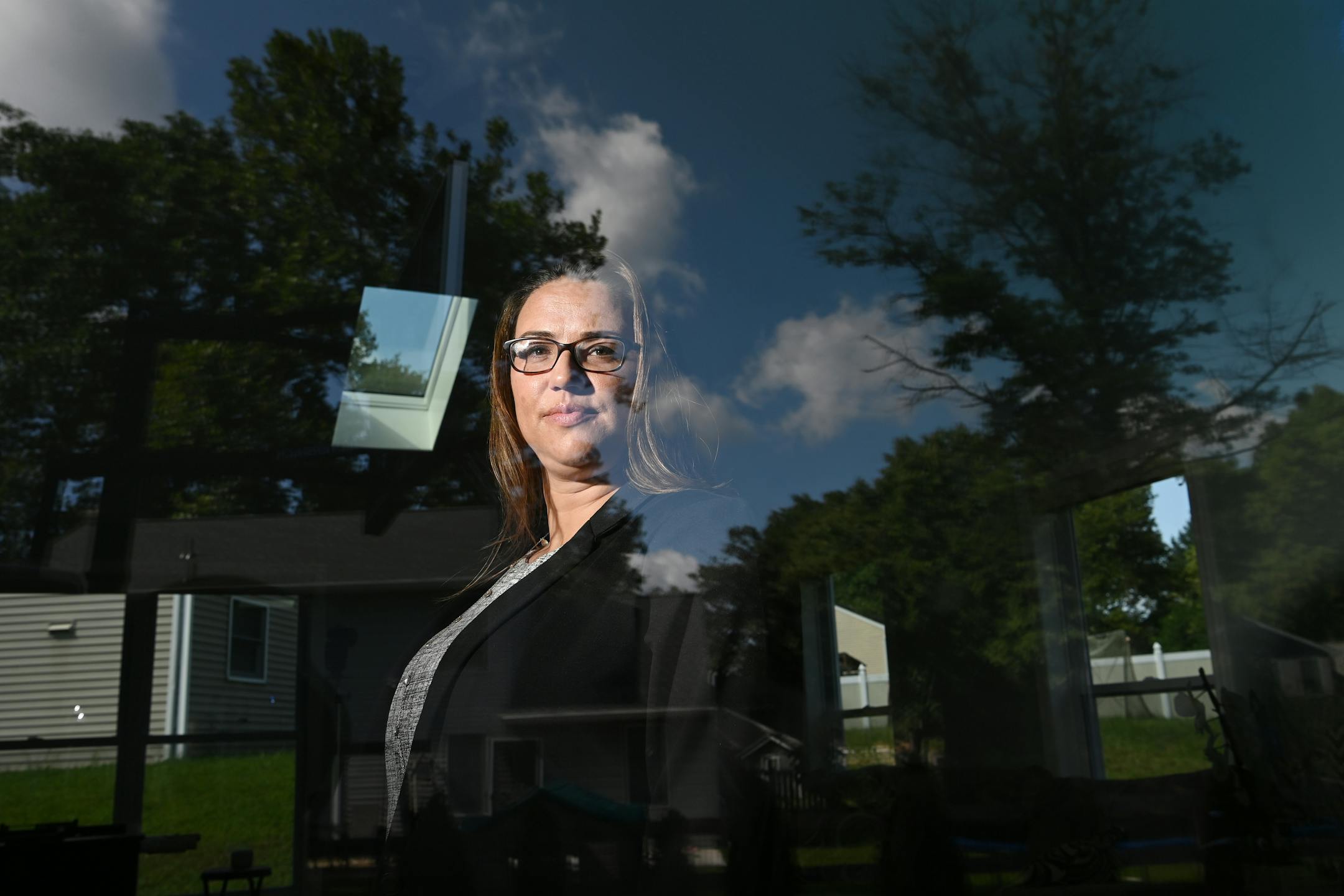 After surviving a jump from the bridge as a depressed teenager, Brandi Care Hicks, 41, now shares her story with others to encourage them to seek mental help. MUST CREDIT: Washington Post photo by Matt McClain.