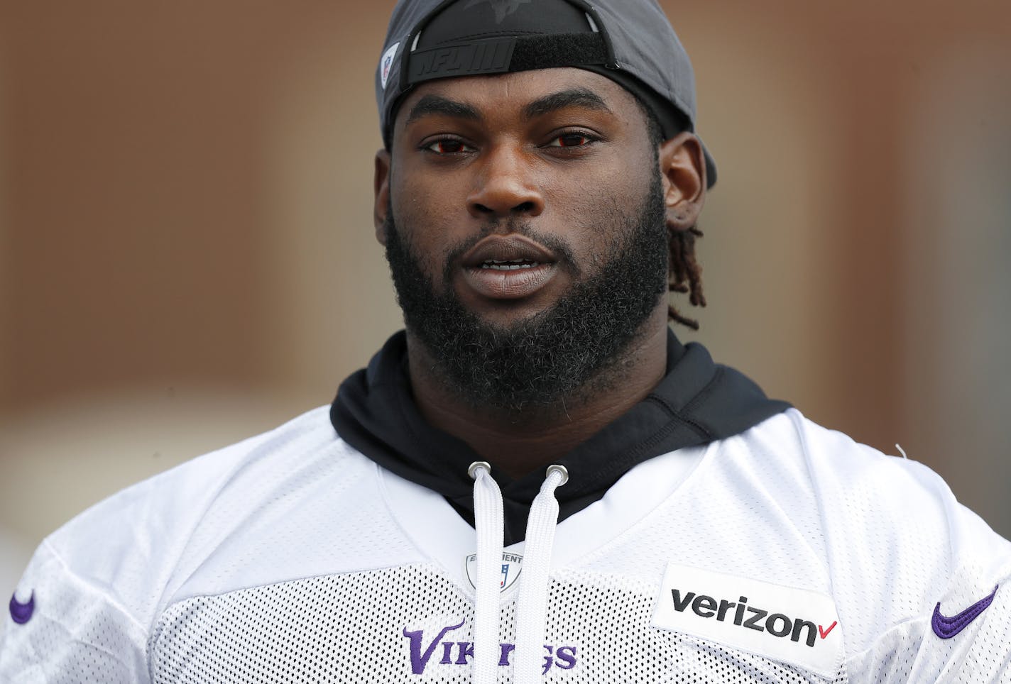 Minnesota Vikings Sharrif Floyd (73). ] CARLOS GONZALEZ cgonzalez@startribune.com - July 29, 2016, Mankato, MN, Minnesota State University, Mankato, Minnesota Vikings Training Camp