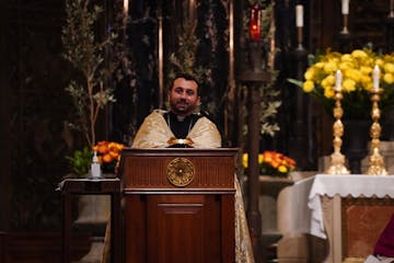 An ecumenical prayer service for peace in Armenia and Artsakh was held at the Cathedral of St. Paul on Saturday, Nov. 7, 2020. Archbishop Bernard Hebd