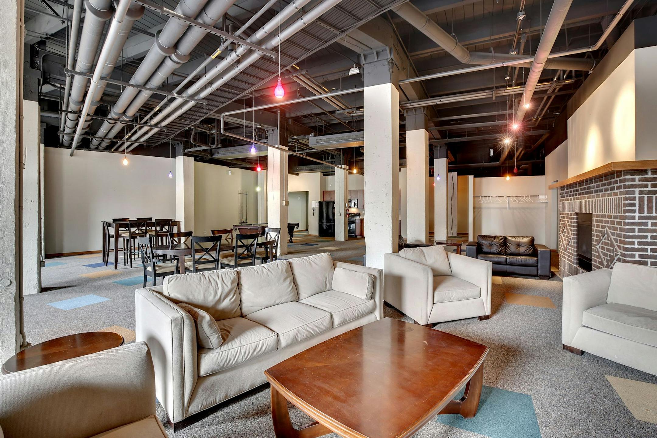 The community room.