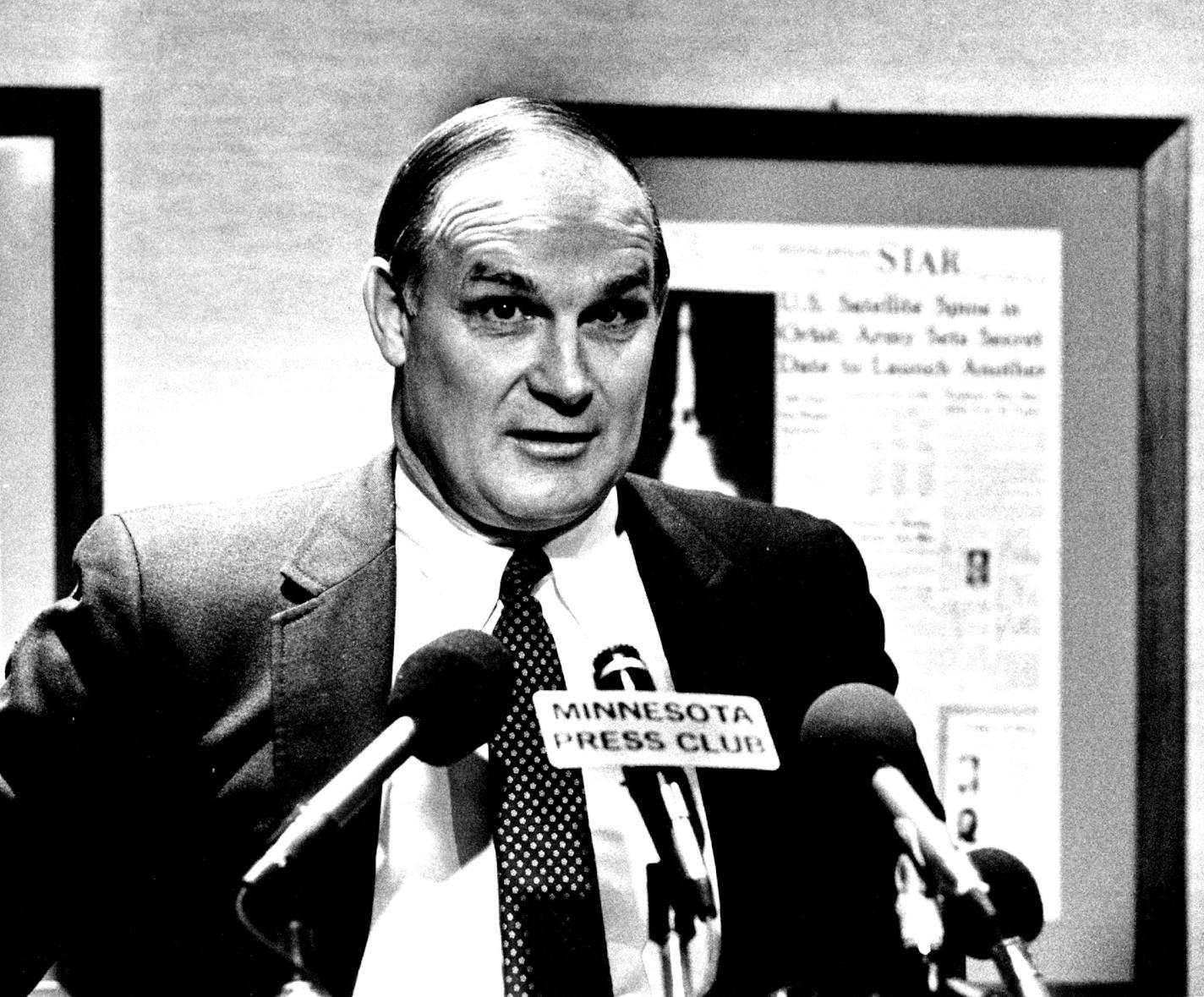 February 18, 1986 Former Coach Jim Dutcher Spoke at the Press Club Monday. February 17, 1986 Donald Black, Minneapolis Star Tribune