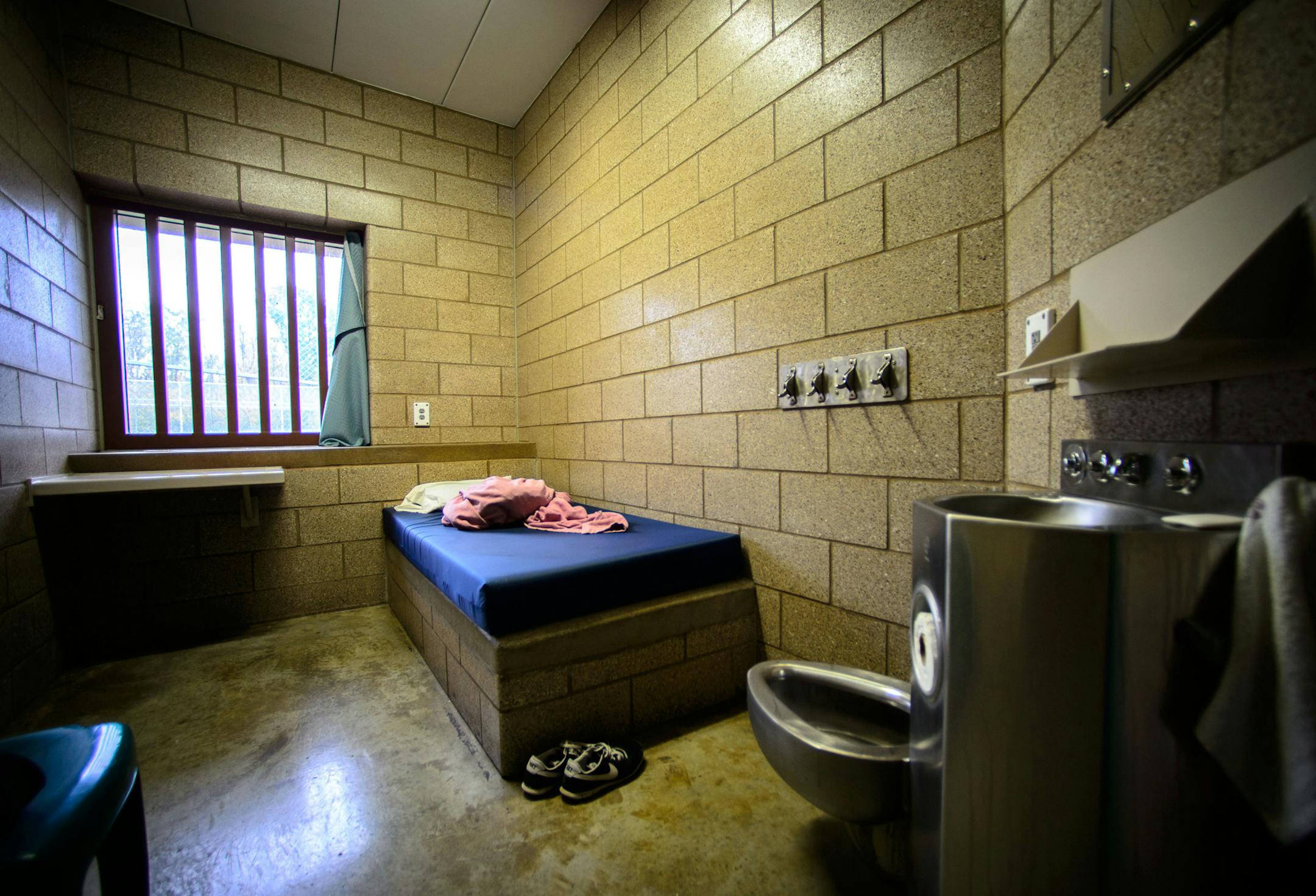 A patient bedroom in the competency restoration wing of Minnesota Security Hospital in St. Peter.