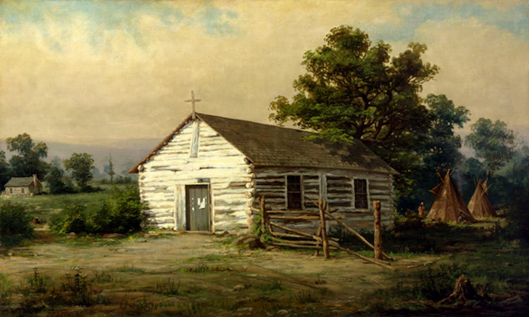 The Chapel of St. Paul, as painted in the 1880s by Alexis Jean Fournier.