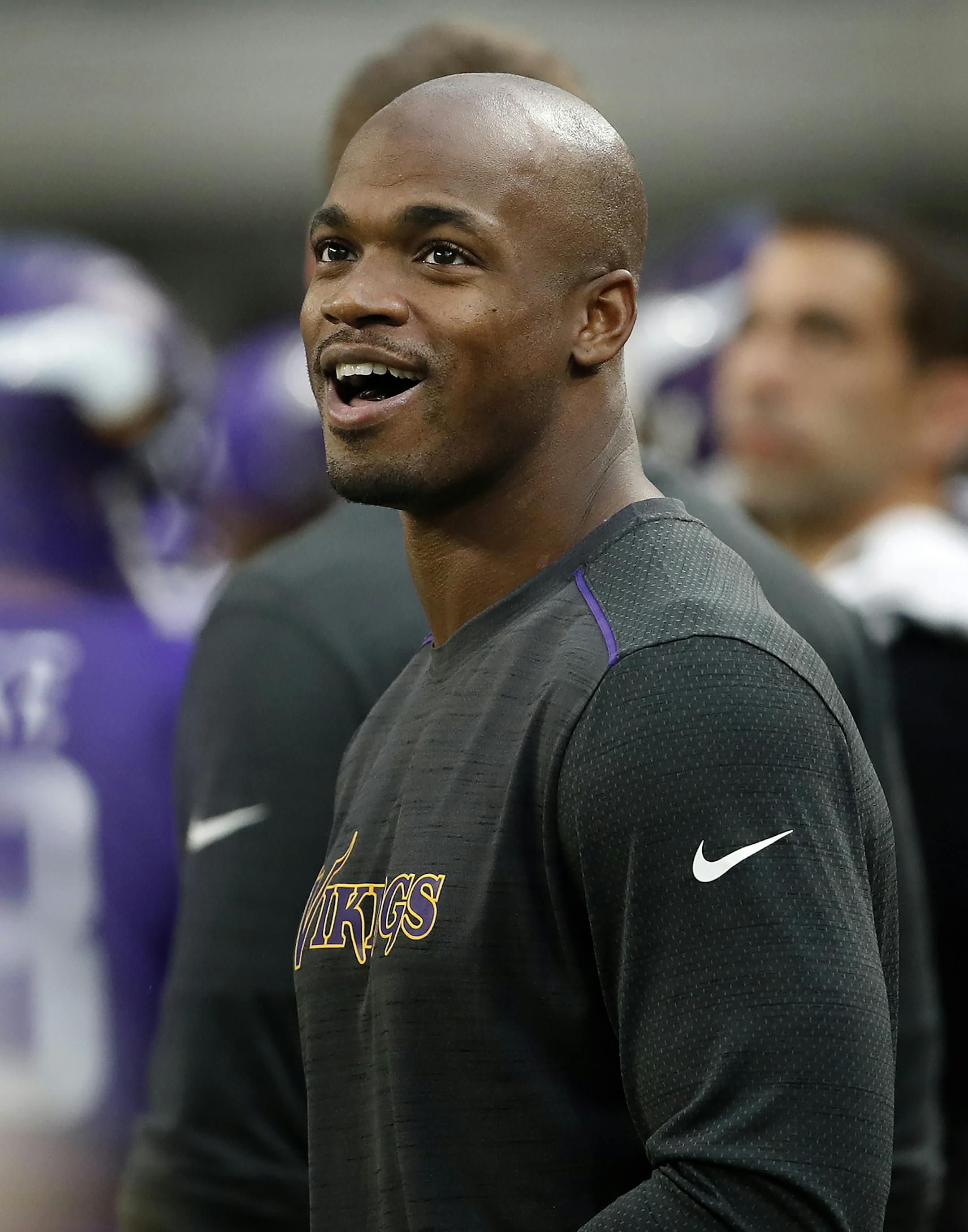 Minnesota Vikings Adrian Peterson. ] CARLOS GONZALEZ cgonzalez@startribune.com - January 1, 2017, Minneapolis, MN, US Bank Stadium, NFL, Minnesota Vikings vs. Chicago Bears
