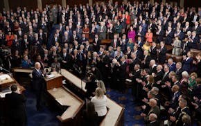 President Joe Biden arrives to deliver his State of the Union speech to a joint session of Congress, at the Capitol in Washington, Tuesday, Feb. 7, 20