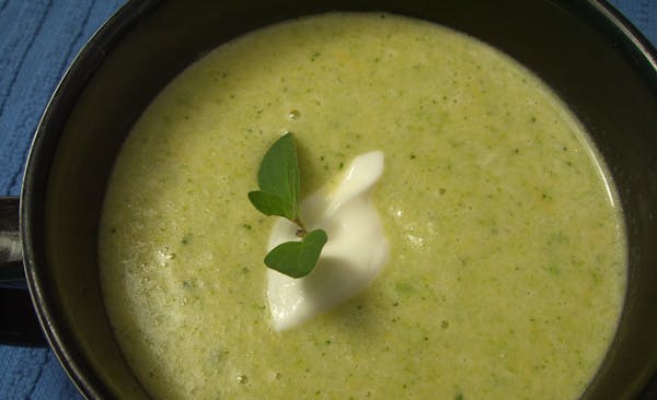 Broccoli Cheddar Soup from “Soup’s On,” by Valerie Phillips.