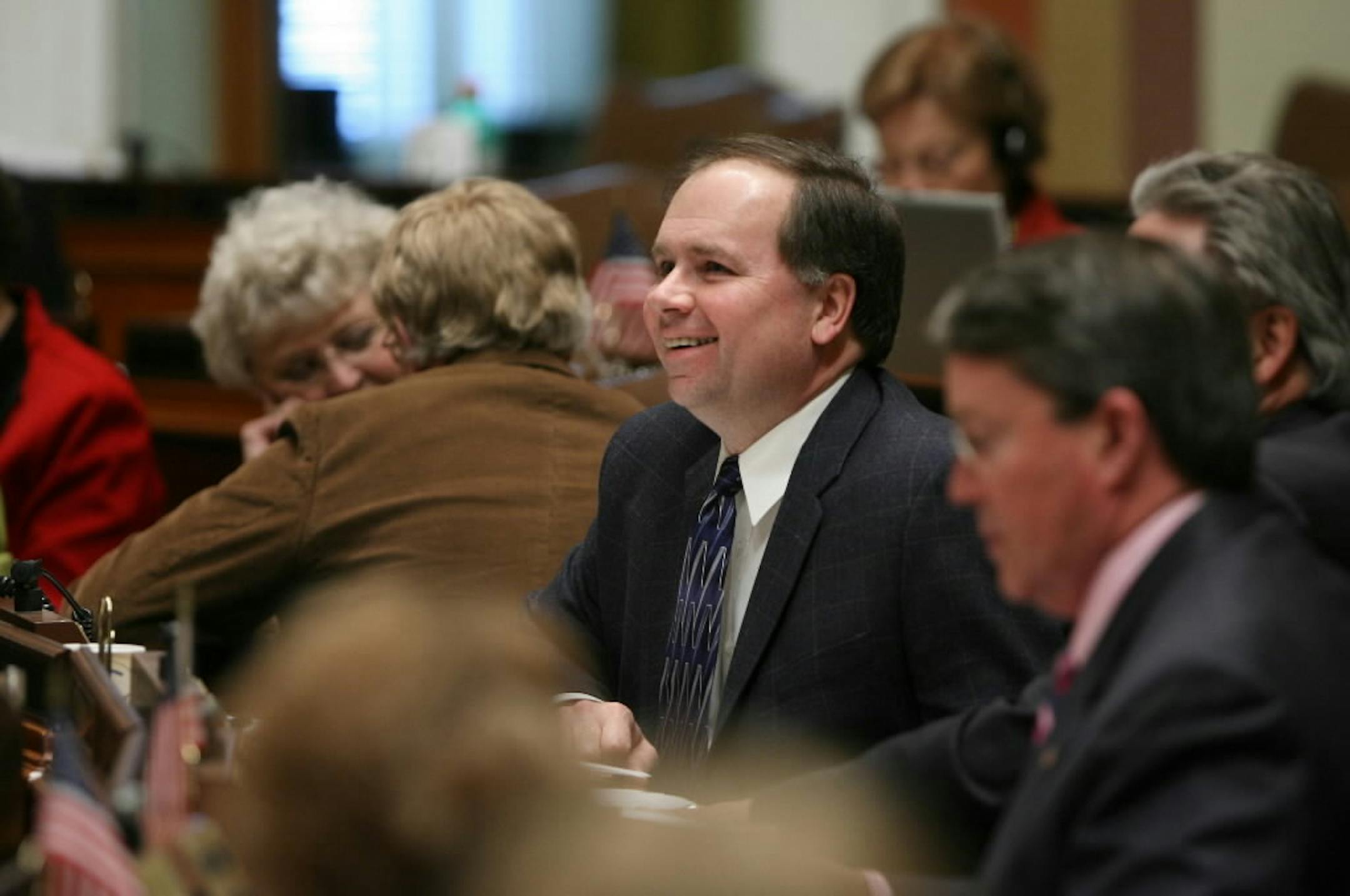 File photo of former Minnesota Rep. Jim Knoblach in the Legislature.