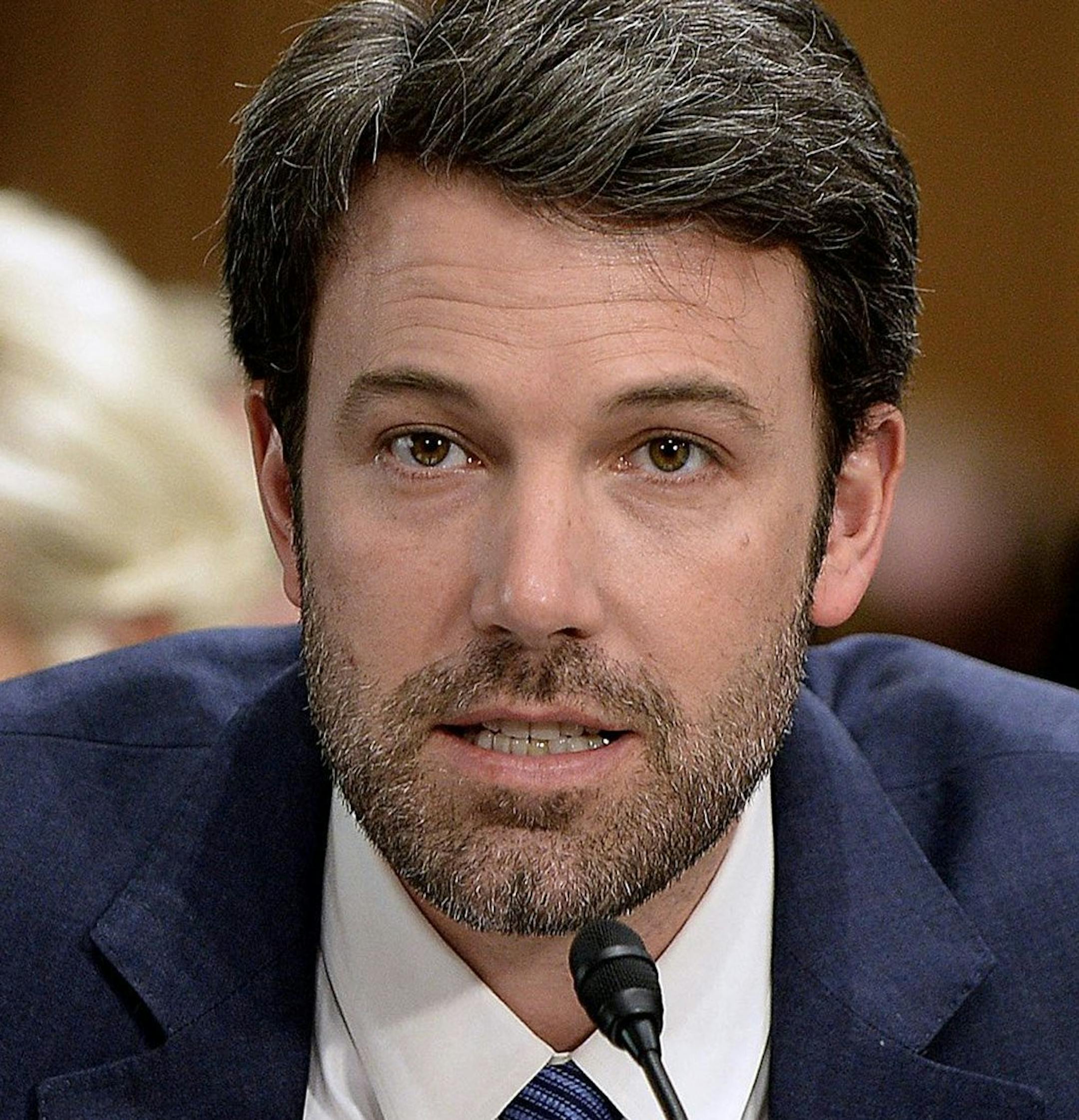Actor Ben Affleck, founder of the Eastern Congo Initiative, waits to testify at a hearing on Prospects for Peace in the Democratic Republic of Congo and Great Lakes Region on Capitol Hill Feb. 26, 2014 in Washington, D.C. (Olivier Douliery/Abaca Press/MCT)