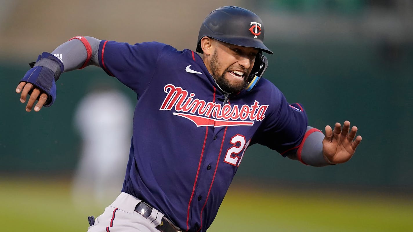 Minnesota Twins' Royce Lewis against the Oakland Athletics during a baseball game in Oakland, Calif., Monday, May 16, 2022. (AP Photo/Jeff Chiu)