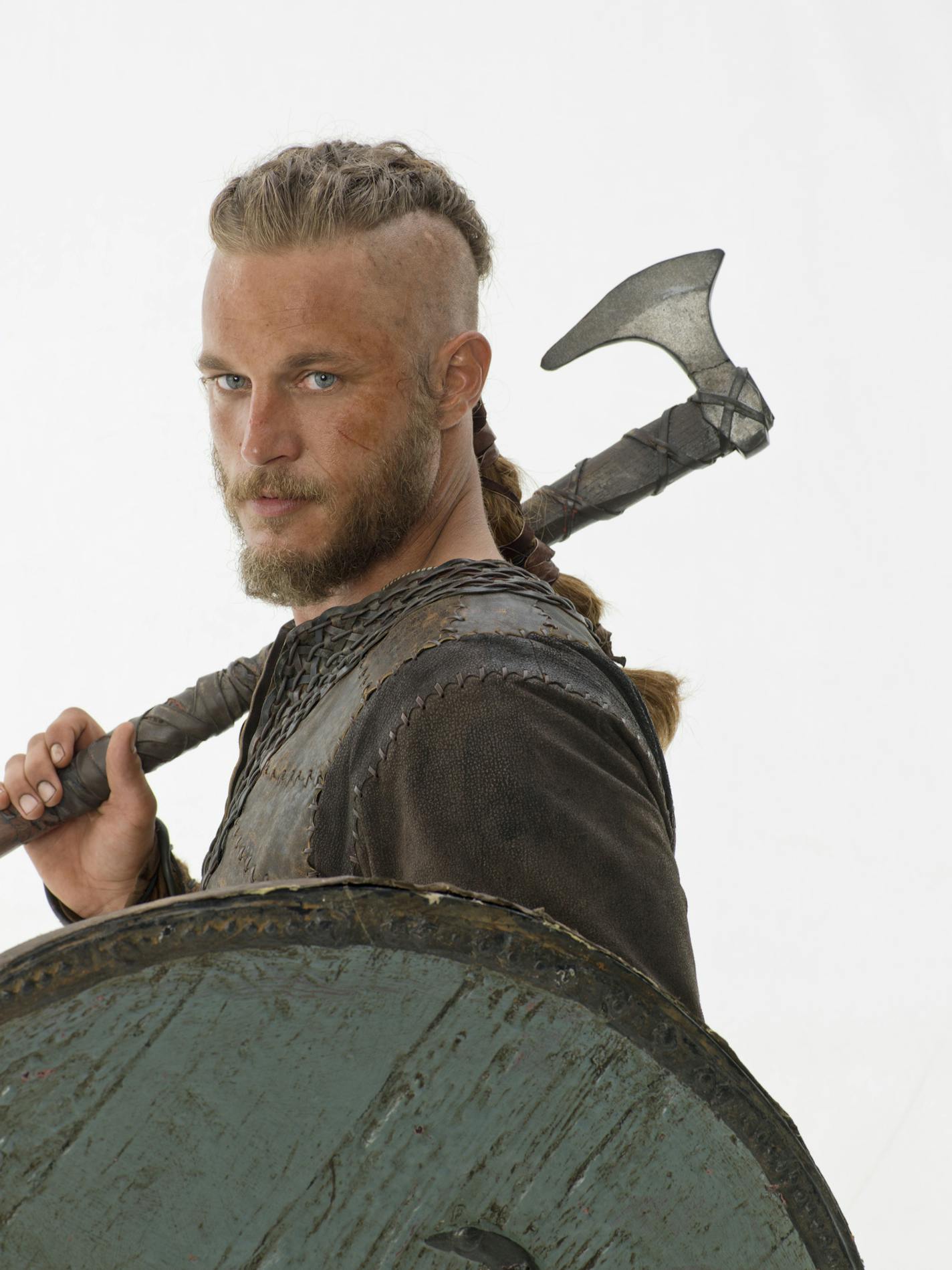 Travis Fimmel as Ragnar Lothbrok.