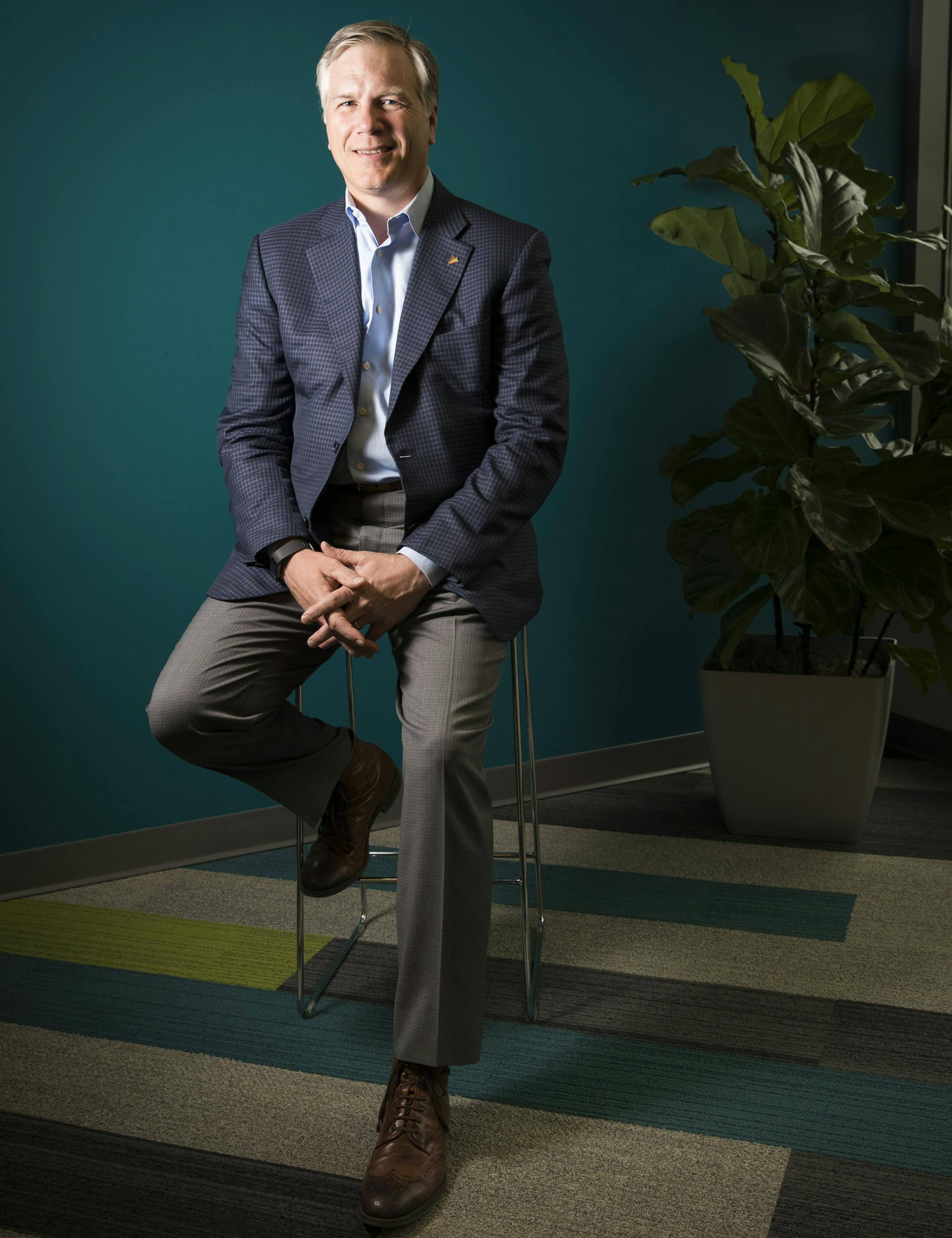 Bret Weiss, CEO of WSB & Associates, Inc. photographed in Golden Valley, Minn., on Friday, May 19, 2017. ] RENEE JONES SCHNEIDER ï renee.jones@startribune.com