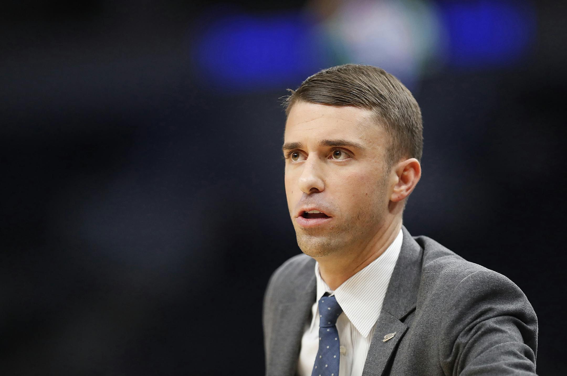 Ryan Saunders points out that injuries have driven many of his decisions about playing time. "We're doing whatever we can to try and scratch one out," he said.