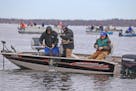 Upper Red Lake about an hour north of Bemidji was about as crowded this opening day as it was a year ago. The hottest walleye lake in the Minnesota at