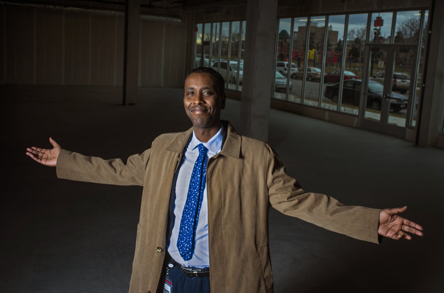 Minneapolis Council Member Abdi Warsame is working on an "Opportunity Hub" in the Cedar-Riverside neighborhood that he would like to be housed here. It would serve as a center for a variety of services, including job training, and the city and county have already committed some funding.]Richard Tsong-Taatarii/rtsong-taatarii@startribune.com