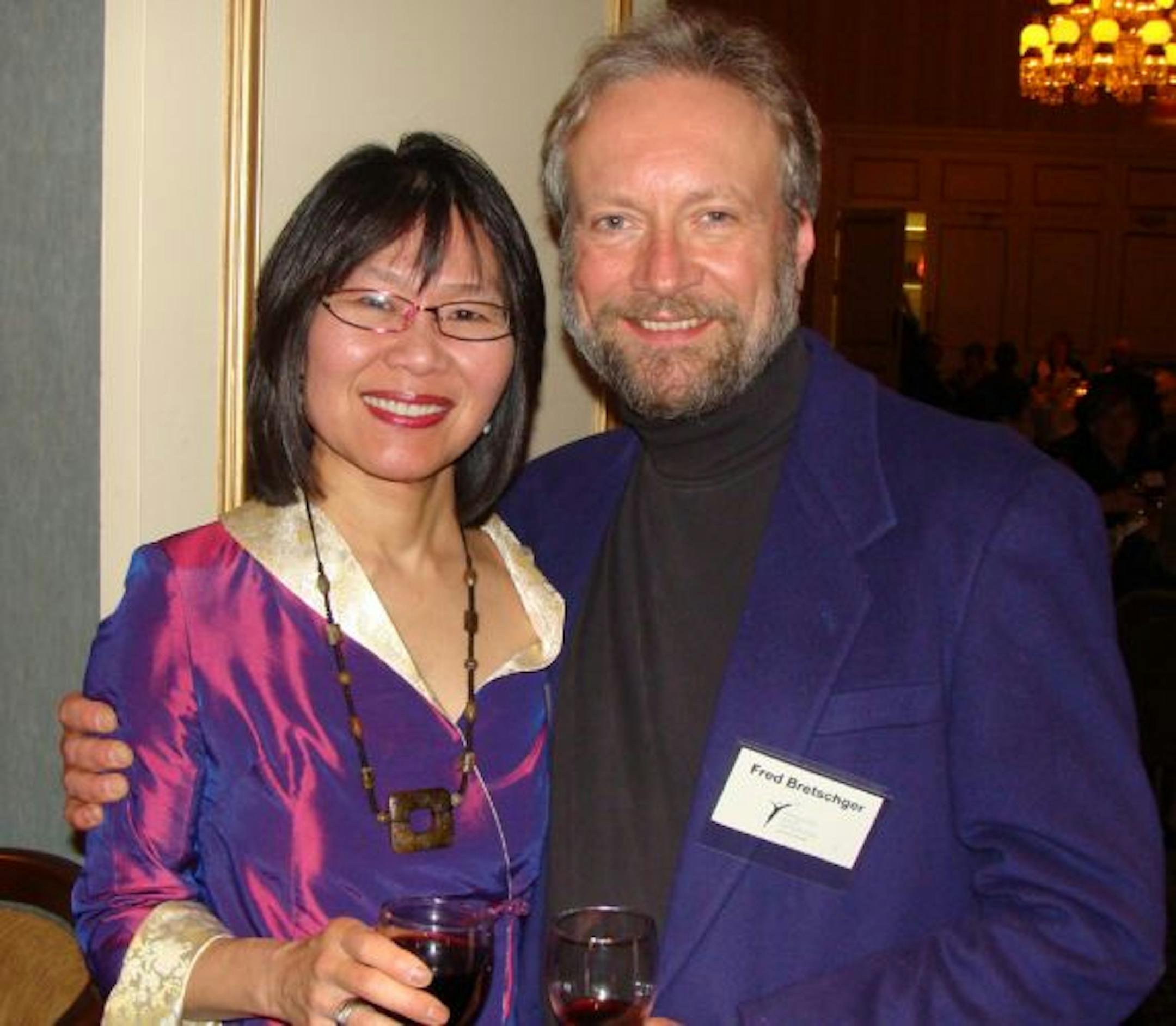 Evelina Chao, viola and bassist Fred Bretschger, both with the St. Paul Chamber Orchestra.