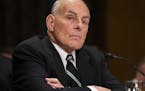 FILE -- Then Homeland Security Secretary John Kelly, who is now White House chief of staff, appears before a Senate committee on Capitol Hill in Washi