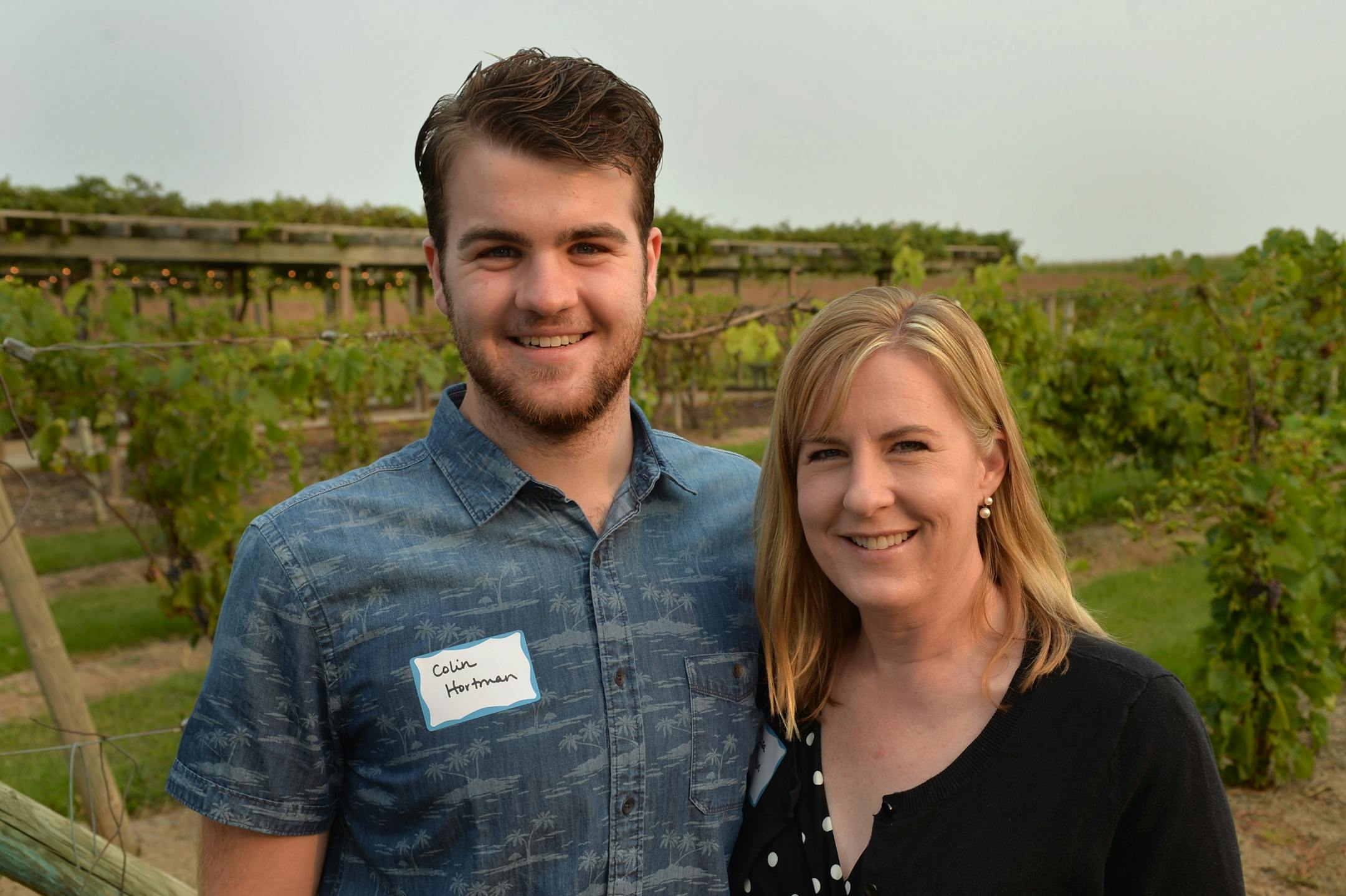 Rep. Melissa Hortman, DFL-Brooklyn Park, and her son, Colin.