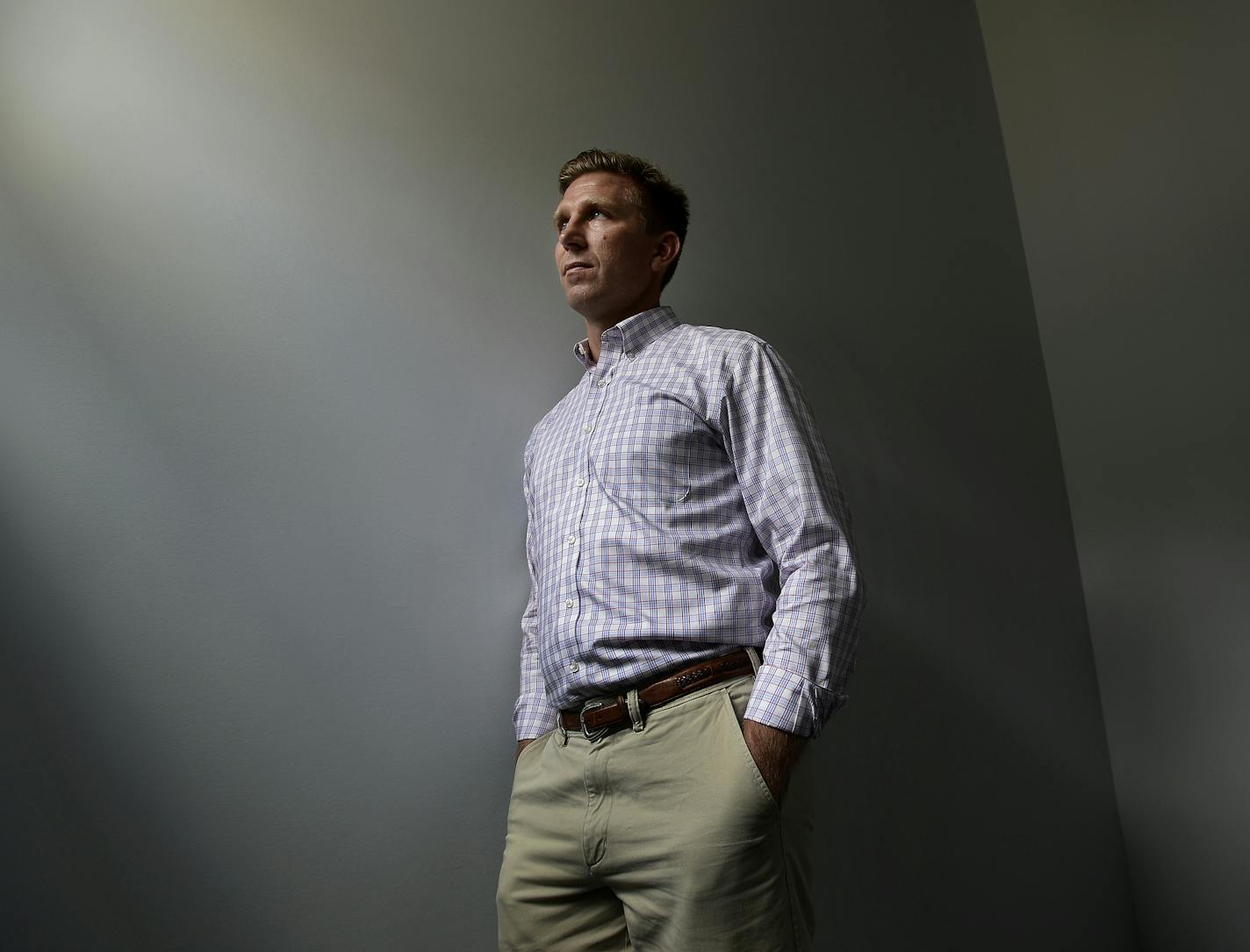 State Rep. Ryan Williams stands for a photo in Cookeville, Tenn., on Aug. 7, 2016. In 2014, the Republican lawmaker introduced a bill to put limits on opioid prescriptions in Tennessee, concerned about pregnant mothers getting hooked on opioids and passing the addiction on to their babies. Williams' mission failed that year, but his bill succeeded the next year. (AP Photo/Mark Zaleski)