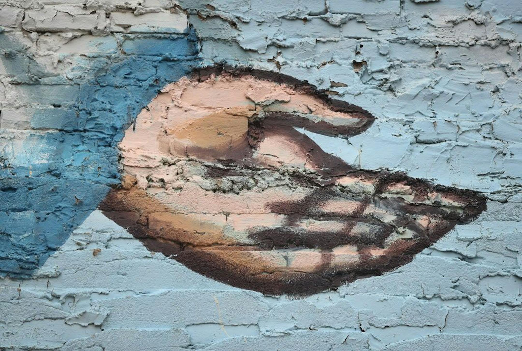 "Love Power" Jesus mural in Minneapolis' West Bank neighborhood Thursday, Aug. 3, 2017, in Minneapolis, MN.