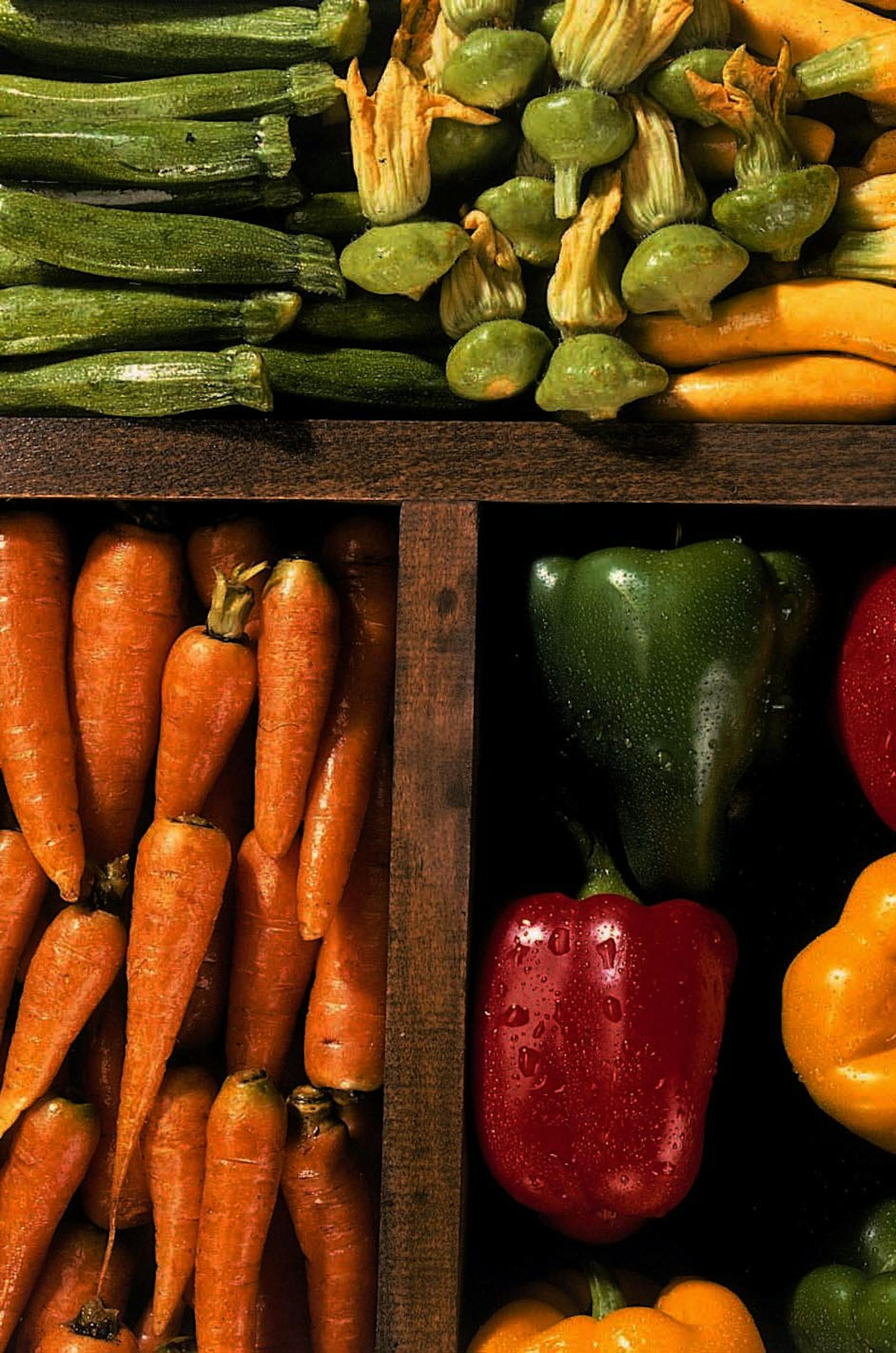 An array of vegetables hold up well to deep frying.