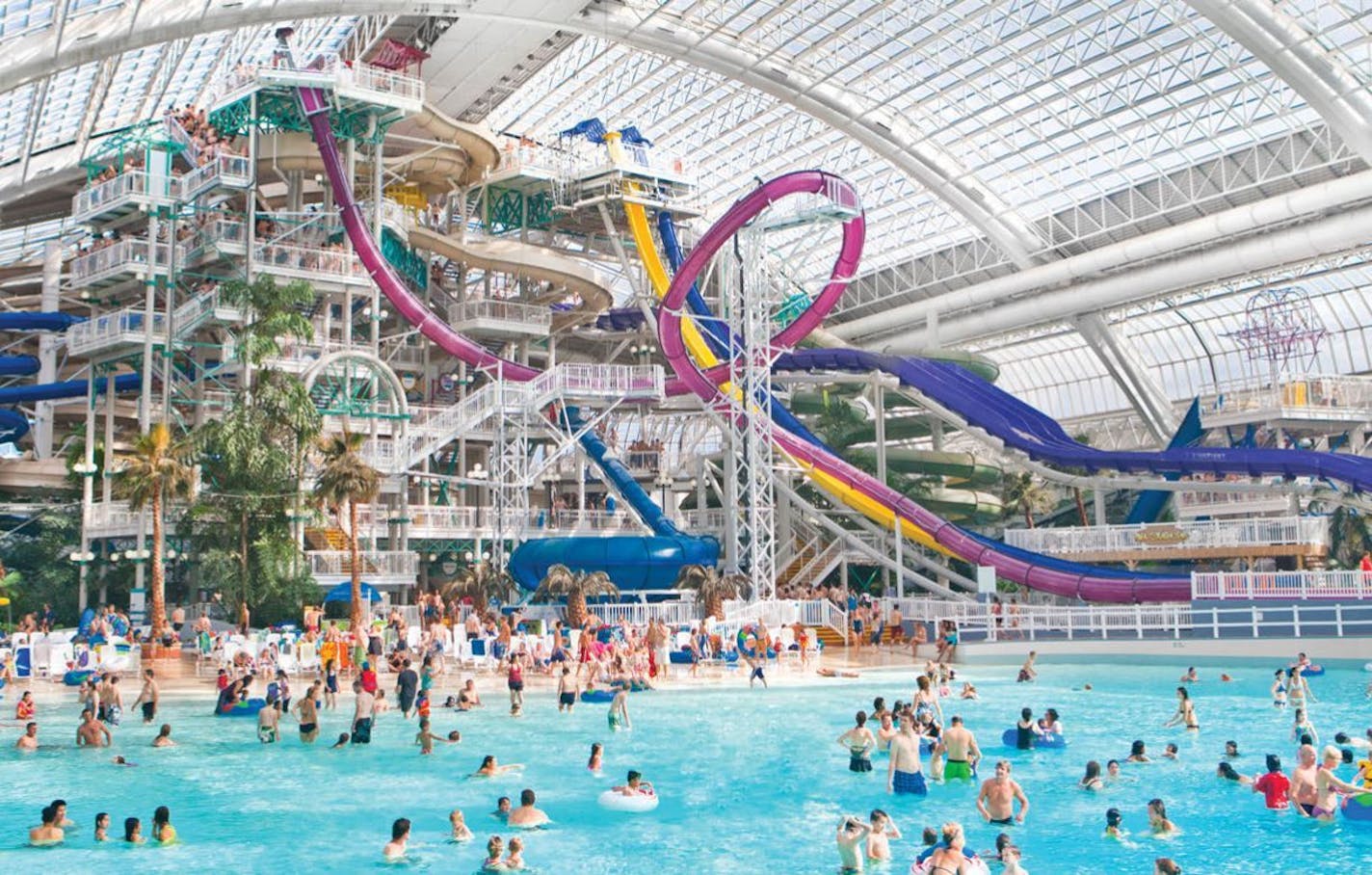 The water park at the West Edmonton Mall is operated by the Mall of America's owners.