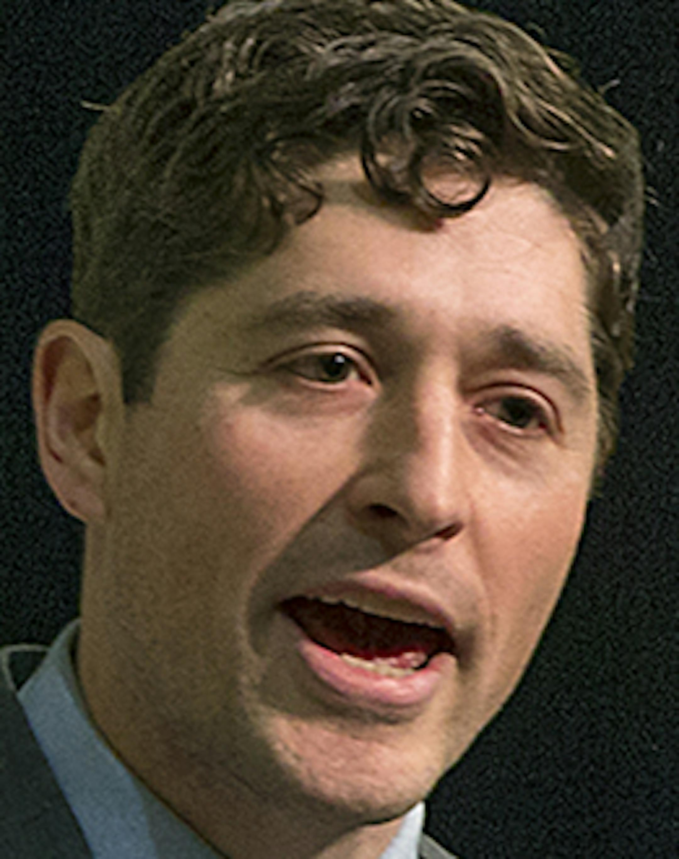 Minneapolis Mayor Jacob Frey gave his inaugural address during the inauguration ceremony in the City Hall rotunda, Monday, January 8, 2018 in Minneapolis, MN. ] ELIZABETH FLORES ï liz.flores@startribune.com