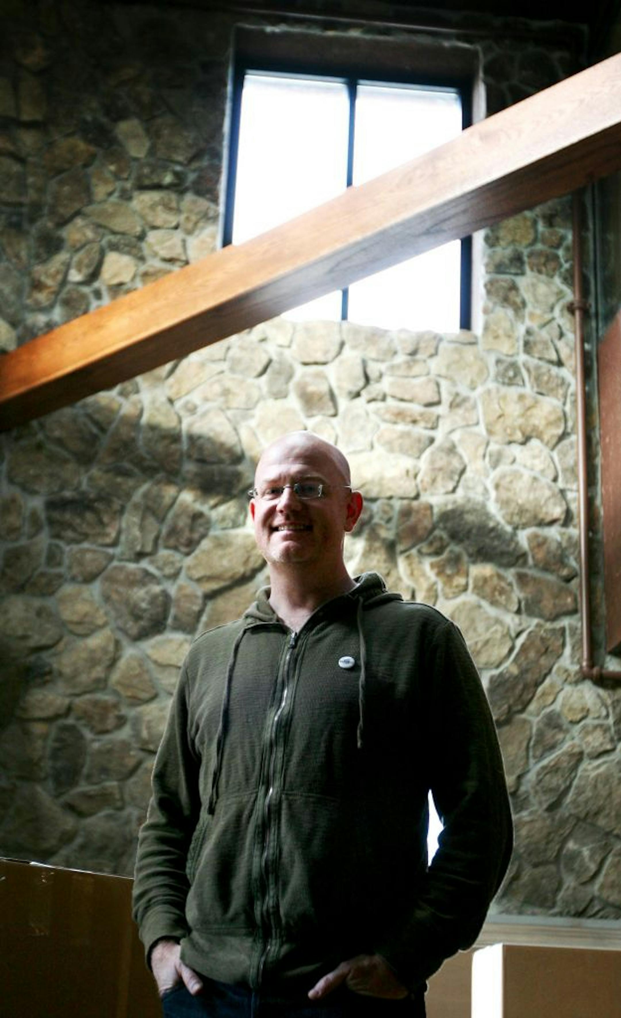 Owner Matty O'Reilly at the new Republic in Calhoun Square in Minneapolis: "We want people to walk in and feel like it had been there for years."