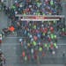 The second wave of 2015 Twin Cities Marathon runners just after the start Oct. 4. There were 8,546 finishers.
