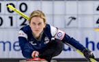United States curler Cory Christensen of Duluth. From Rich Harmer, USA Curling.