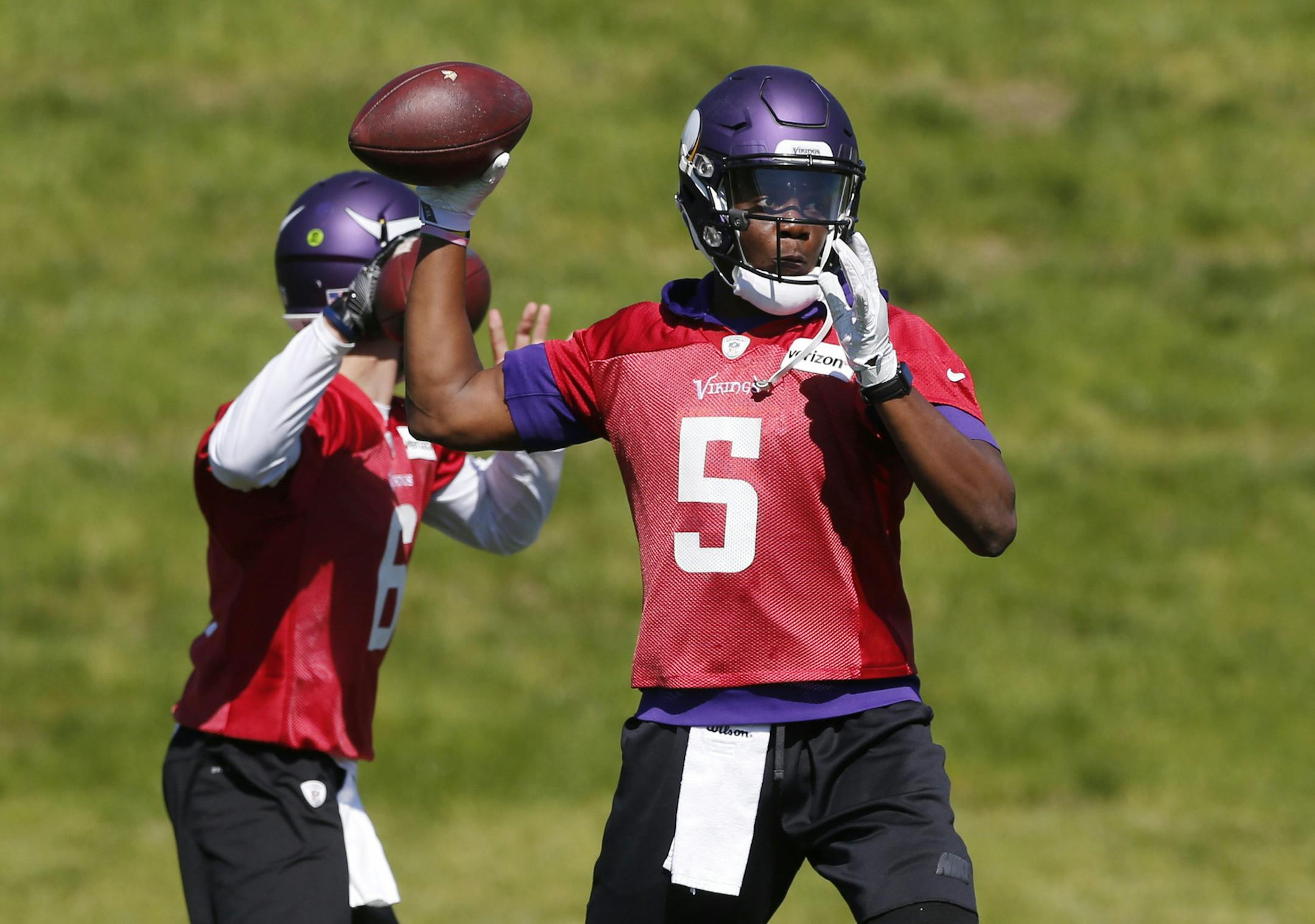 Vikings quarterback Teddy Bridgewater is cleared to practice more than a year after suffering a career-threatening knee injury.