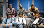 The cast of &#x201c;The New Edition Story&#x201d; on BET.