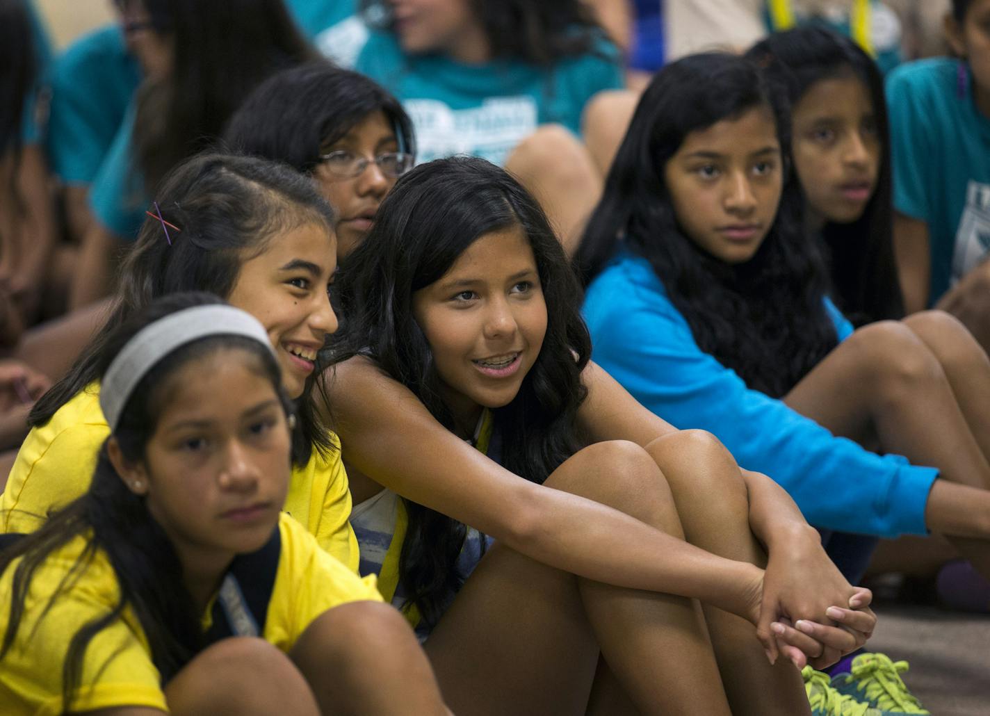 More than 450 children adopted from Latin America converged in the south metro last week (July 28-Aug. 1) for La Semana Culture Camp. The camp, now in its 33rd year, celebrates the campers' countries of origin. They learn dance, language, arts and crafts and form friendships with other kids who look like them. ] BRIAN PETERSON &#x201a;&#xc4;&#xa2; brian.peterson@startribune.com Lakeville, MN 07/30/14