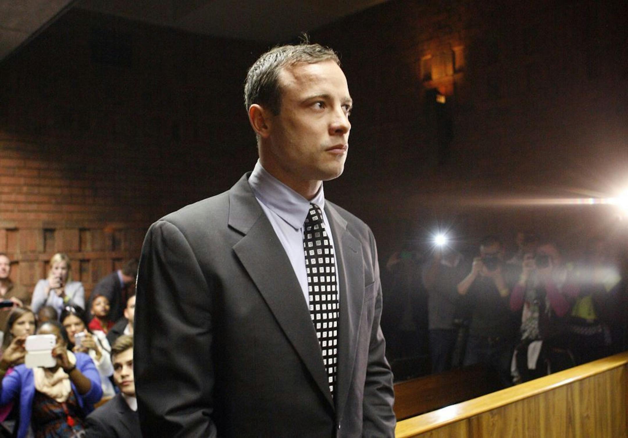 Oscar Pistorius appears in the magistrates court in Pretoria, South Africa, Tuesday, June 4, 2013.