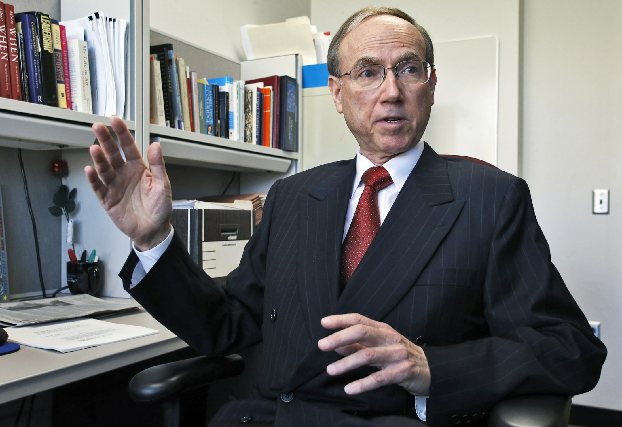 Stuart Albert, a business professor at the U of M, has written a book about the importance of timing in making business decisions. . (MARLIN LEVISON/STARTRIBUNE(mlevison@startribune.com)