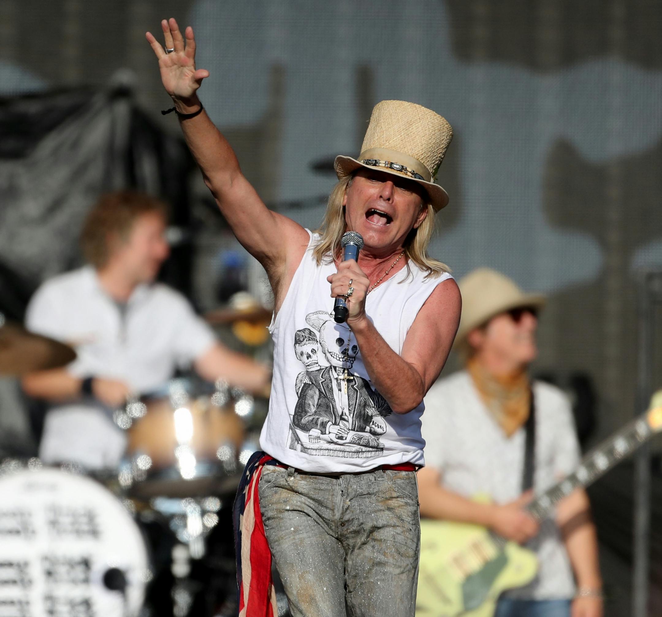 Cheap Trick, including Robin Zander on vocals, performed Friday, July 27, 2018, at Target Field in Minneapolis, MN.