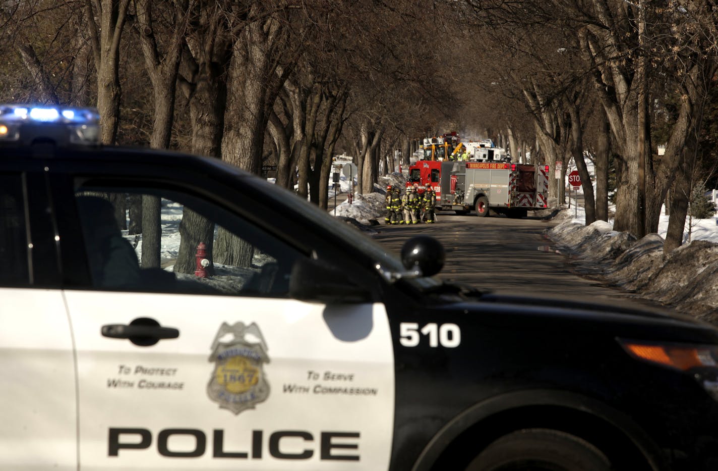 Gas leak at 40th and Xerxes Ave. So., Minneapolis, MN., MN on March 13, 2013. ] JOELKOYAMA&#x201a;&#xc4;&#xa2;joel koyama@startribune.com