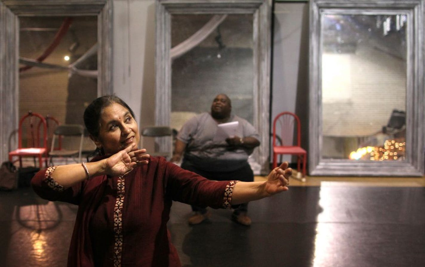 Katha Dance Theater artistic director Rita Mustaphi is celebrating 25 years with her troupe. She's known for her collaborative spirit, and her anniversary concerts will feature guests including gospel singer Robert Robinson, background. "I don't compromise anything for my art," she said.