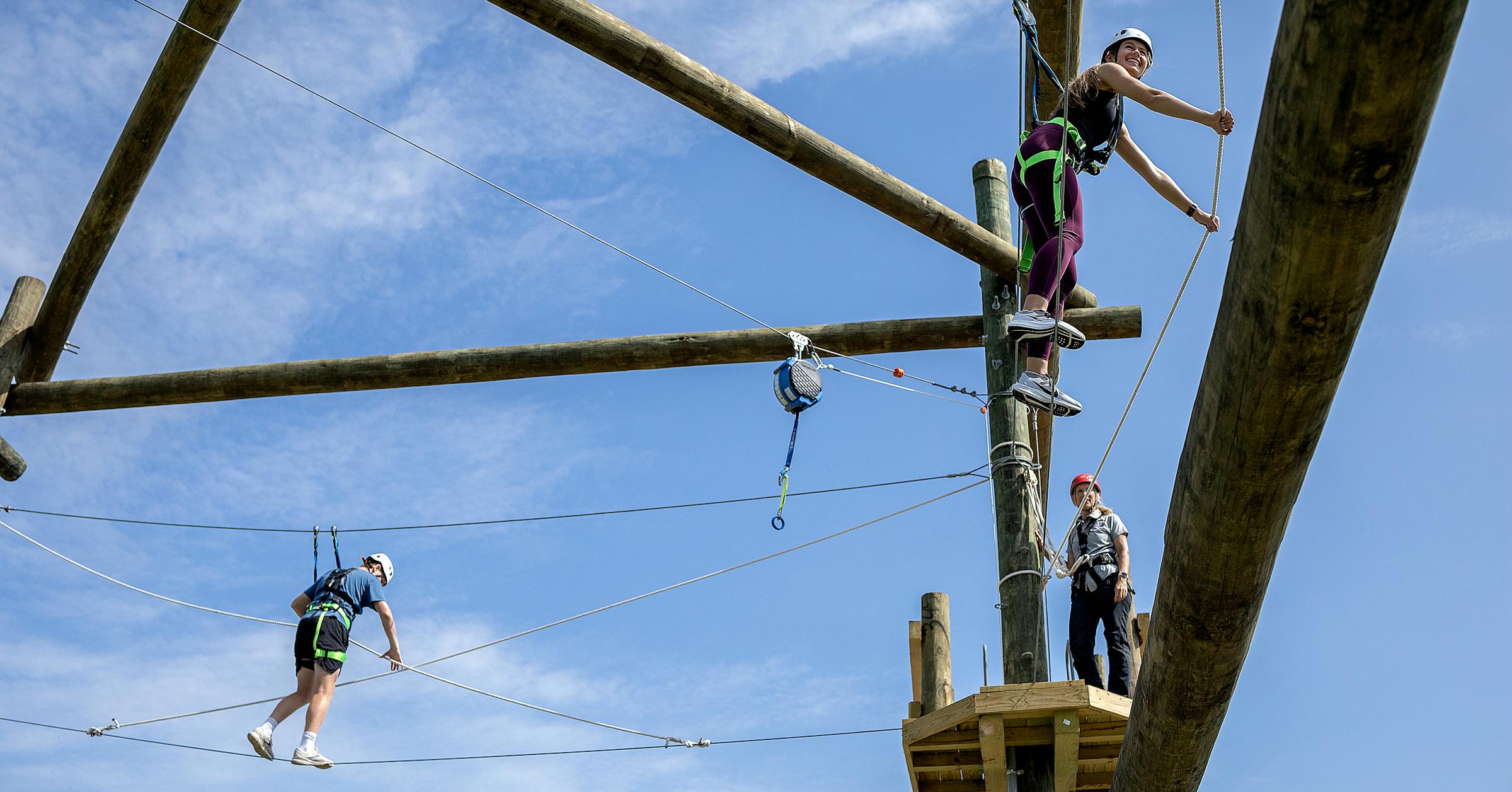 With high ropes course, Winona State University adds adventure to ...