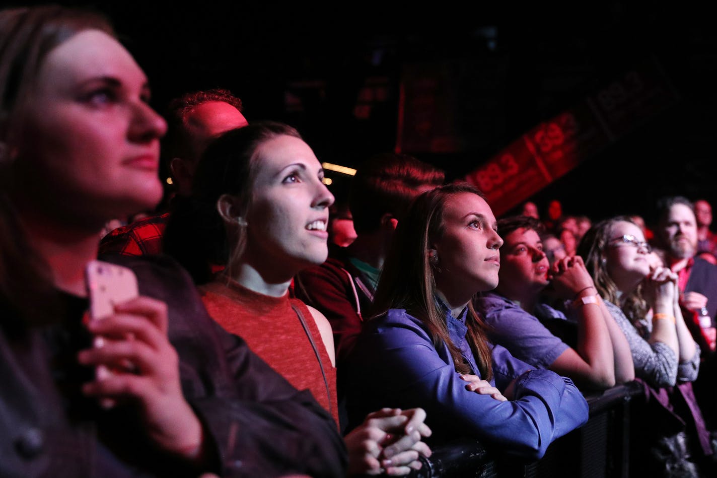 Fans watched as Black Market Brass played Friday night. ] ANTHONY SOUFFLE ¥ anthony.souffle@startribune.com