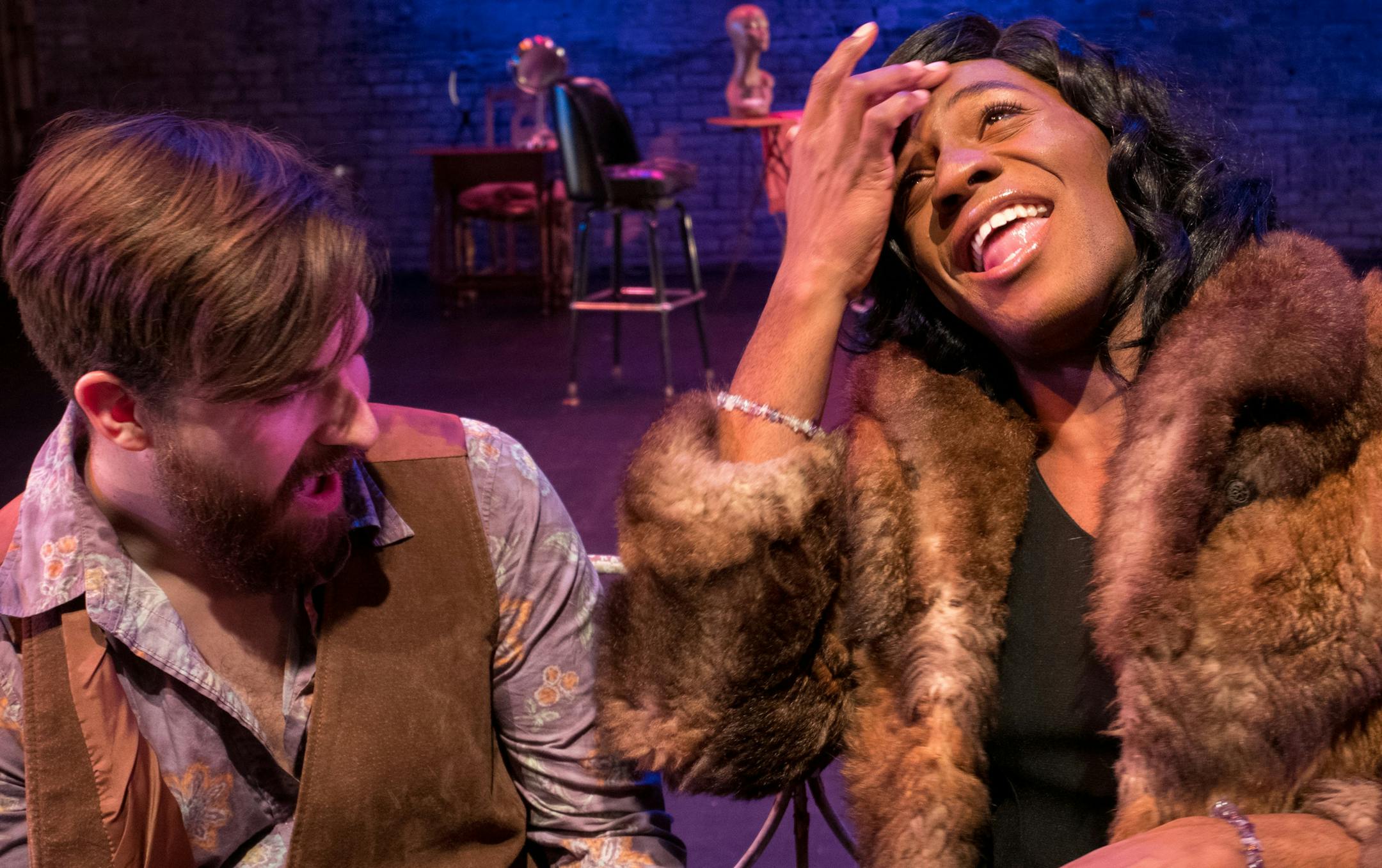 Nick Manthe and Ricky Morisseau in "Hit the Wall."